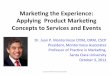 Marketing the Experience