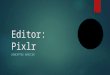 Editor gráfico PIXLR