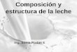 Conferencia 3   composición y estructura de la leche