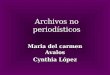 Archivos No PeriodíSticos(2)
