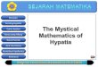 The mystical mathematic of Hypatia