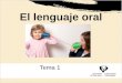 Lenguaje oral (Educación infantil)