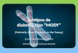 SUB TIPOS DE MODY DIABETES