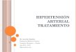 Hipertension tratamiento