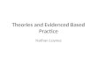 Theories and evidenced based practice