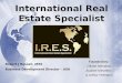 International Real Estate Specialist