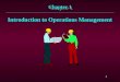 History of Operation Management