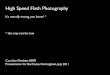 High Speed Flash Photography
