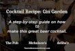 Gin Garden Cocktail Recipe & How-To