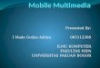 Presentasi Mobile Multimedia