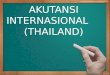 Akuntansi  Internasioal Negara Thailand