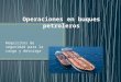 Operaciones en buques petroleros