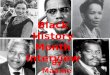 Black history month interview