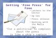 Getting 'Free Press' for Free