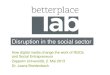 Disruption in the Social Sector