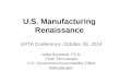 U.S. manufacturing renaissance - EPTA conference talk by Naba Barkakati-oct 28, 2014 (with notes)