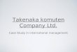 Takenaka Komuten Company Ltd presentation