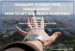 Time Management for Graduate Students