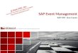 SAP Event Management Use Cases