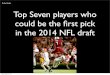 Top seven 1st pick possiblities for 2014