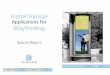 S&L Digital Signage - Digital Signage Applications for Wayfinding - Special Report