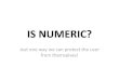 Is numeric