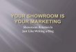 Home Furnishings: Your Showroom is Your Marketing