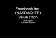 Facebook Stock Pitch Deck