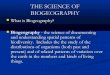Biogeo lec 1   the science of biogeography