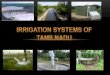 Irrigation systems of tamilnadu