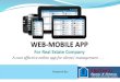 Web Mobile Apps For Real Estate Companies