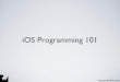 iOS Programming 101