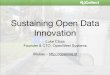 Sustaining open data innovations