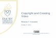 Copyright and Student Videos
