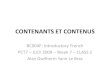 Bc004 F Pct7 July 09 Week 7 Class 2 Contenants Et Contenus