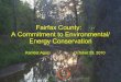 Fairfax County: A Commitment to Environmental/Energy Conservation