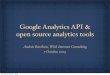 Andras Barthazi on Google Analytics API & Open Source Analytics - WAW