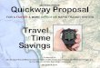 San Diego Quickway Proposal Travel Time Savings