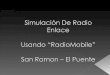 Radio Enlace SanRamon-ElPuente(Bolivia) Usando RadioMobile