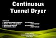 Continuous Tunnel Dryer