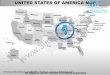 Editable vector business usa illinois state and county powerpoint maps united states of america slides