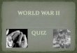 World war II quiz