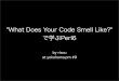 "What Does Your Code Smell Like?"で学ぶPerl6