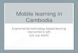 Mobile learning in Cambodia with Grit and KAPE