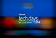 Techdays2014 mode offline et synchronisation avec windows phone et windows 8.1-v1.0