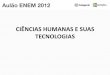 Descomplica ENEM 2012: Ciências Humanas