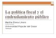 Política fiscal y endeudamiento público