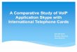Comparative Study of VoIP
