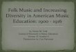 Cori patterson   folk music and increasing diversity in american music