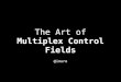 The Art Of Multiplex Control Fields
